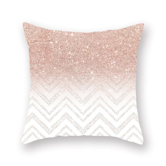 Adorable Pink Pillow Cover