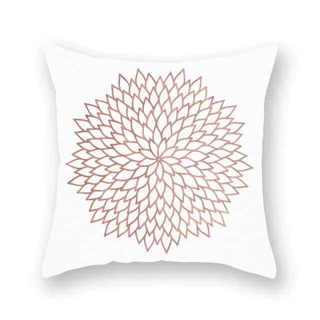 Adorable Pink Pillow Cover