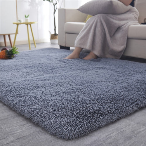Modern Silky Fluffy Carpet Collection
